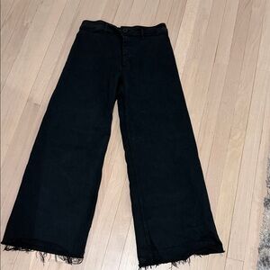 Zara Black Wide Leg Jeans